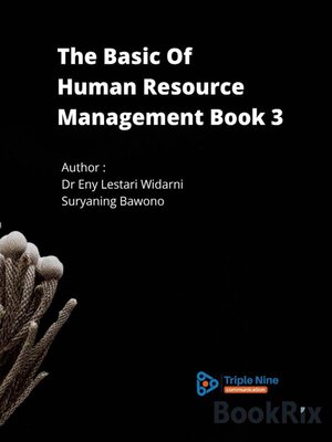 cover image of The Basic of Human Resource Management Book 3